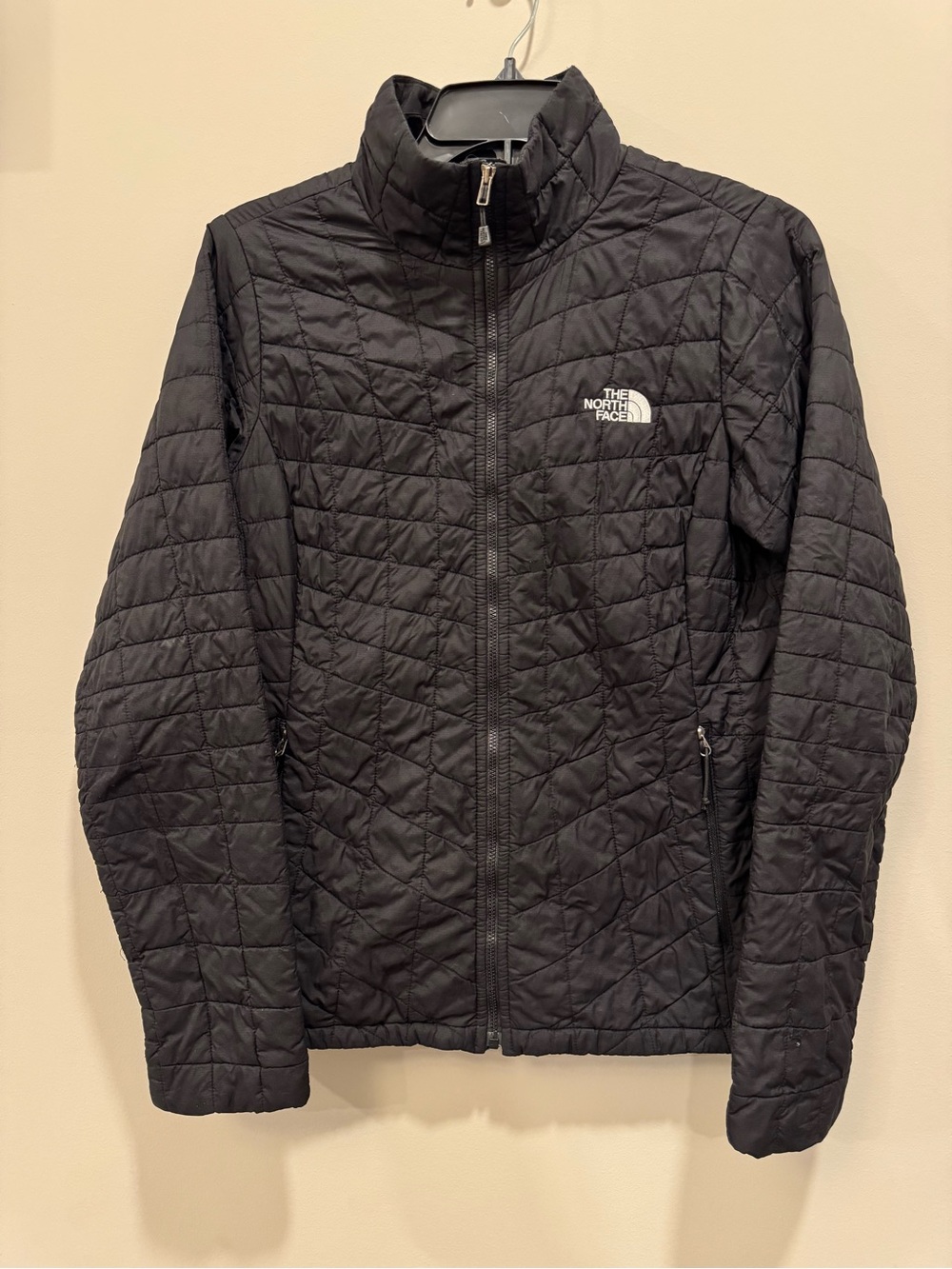 The North Face ThermoBall Eco Jacket Black Full Zip | Womens Size Small